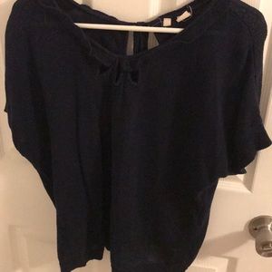 Sweater top dark blue